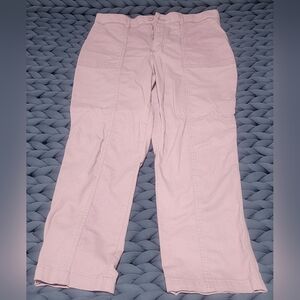 Womens Lee Regular Fit High Rise Straight Leg Size 10 Medium Dusty Rose Color